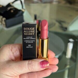 CHANEL Rouge Allure Velvet Lipstick 69 Abstrait Pink/Rose With Box